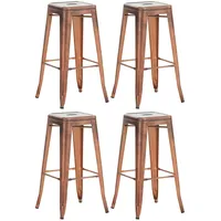CLP 4er Set Barhocker Joshua kupfer
