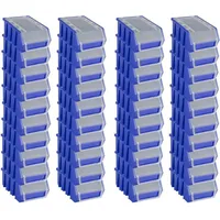 Proregal SuperSparSet 40x Sichtlagerbox 2 mit Deckel | HxBxT