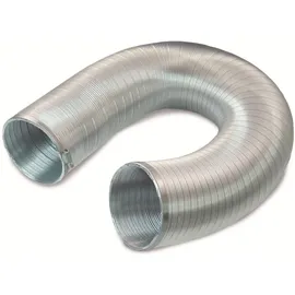 WALLAIR N51808 Flexibles Lüftungsrohr Aluminium (Ø x L) 10 cm x 2.5 m, Silber