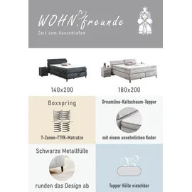 Jockenhöfer Boxspringbett JOCKENHÖFER GRUPPE "Diva, inkl.