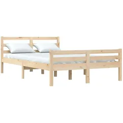vidaXL Massivholzbett ohne Matratze 140x200 cm