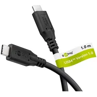 goobay USB4 Kabel 240W 1m schwarz