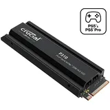 Crucial P310 2TB PCIe Gen4 2280 NVMe SSD mit Heatsink, PS5 Kompatibel Gaming Festplatte Retail, 2 TB M.2 via intern