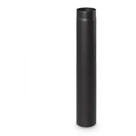 Jeremias Ofenrohr Längenelement 750 mm-kürzbar Stahlblech Ø180 mm Schwarz