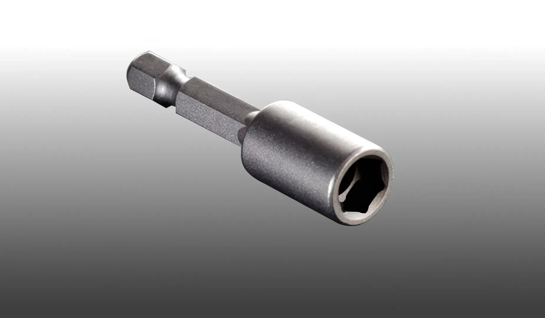 Steckschlüssel 8 mm - Sechskantkopf - Stabiler Aufsatz aus Stahl für 8 mm Schlüsselweite