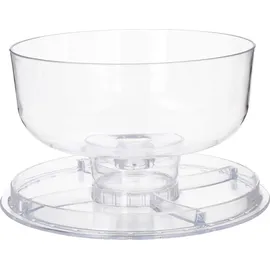 Excellent Houseware 6-in-1 Servierplatte | transparent