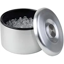Buddy ́s Bar Eiseimer BUDDY'S "Eisbox", silber, B:27cm H:20cm T:27cm, Aluminium, Eiskübel, Aluminium, Fassungsvermögen 11 Liter