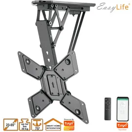 Easy Life EasyLife TV Deckenhalter Smart Home elektrisch schwenkbar 23 bis 55 Zoll VESA 400x400 Schwarz