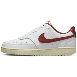 Nike Court Vision Low Next Nature Damen White/Muslin/Metallic Gold Star/Team Red 40