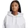 adidas Essentials 3-Streifen Fleece Hoodie Damen JX2540 - light grey heather/white S