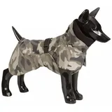 PAIKKA Hunderegenmantel Hunde Regenmantel wärmend "Recovery Raincoat camouflage Rückenlänge: 25 cm Halsumfang: 40 cm / Bauchumfang: 52 cm