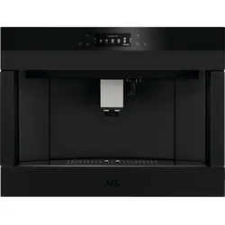 AEG Einbau-Kaffeemaschine mit Latte-Macchiato und Cappuccino-Funktion / Matt Black KKA894500T