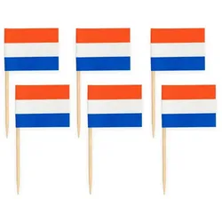 50 Flaggen Deko Picker Niederlande Holland