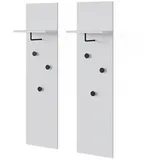 Vicco Wandgarderobe Siri Weiß