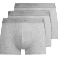 Olymp Boxershorts grau XL 3er Pack