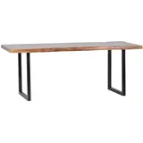 MiaMöbel Vanaja 180 x 77 x 90 cm dunkelbraun