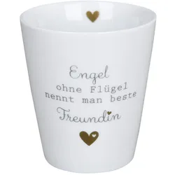Krasilnikoff Becher, Happy Mug, Ein Engel ohne Flügel, 330 ml