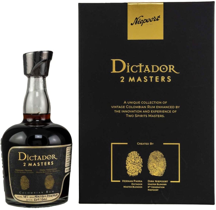 Dictador 2 Masters - Parra/Niepoort - Vintage Colombian Rum