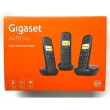 Gigaset A270 Trio schwarz DECT Schnurlostelefon NEU OVP