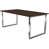 Kerkmann Schreibtisch Aveto Bügelgestell 160x80x68-82cm höhenverstellbar wenge