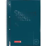 Brunnen Collegeblock Premium Student A4 liniert Blau