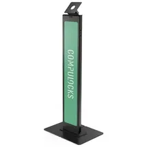 COMPULOCKS BrandMe stand - for LCD display - brandable with large base plate - black