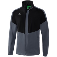 Erima Squad Allwetterjacke Kinder - schwarz / Slate Grey
