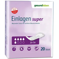 Gesund Leben Einlagen super 6X20 St