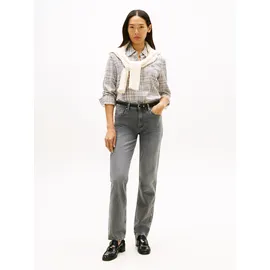 Tommy Hilfiger Straight Fit Jeans aus reiner Baumwolle, Hellgrau, 31/32