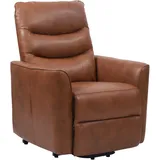 Mid.you Fernsehsessel, Braun, Textil, 76x105x88 cm, Aufstehhilfe, Relaxfunktion, Wohnzimmer, Sessel, Fernsehsessel