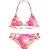 VENICE BEACH Triangel-Bikini in bunt-pink | Gr.: 122/128