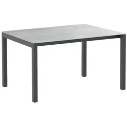Tisch Etna Alpha Sit Mobilia Tischplatte Betonoptik hellgrau, 75x160x95 cm