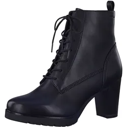 Schnürstiefelette TAMARIS Gr. 41, schwarz Damen Schuhe Trichterabsatz, Stiefelette, Businessmode in veganer Verarbeitung