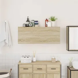 vidaXL Bad-Wandschrank 100 x 25 x 40 cm Sonoma-Eiche
