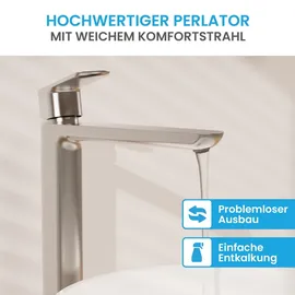 Bächlein Mizarela Einhandmischer Edelstahl gebürstet