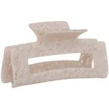 CLAIDE XL Haarklammer (12,5 cm) – innovative Doppelfeder-Technologie, extra starker Halt für dickes & langes Haar – handgefertigt aus Bio-Acetat – komfortabel & kopfschonend (creme)