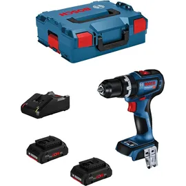 Bosch GSB 18V-90 C inkl. 2 x 4,0 Ah + L-BOXX