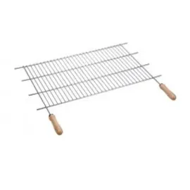 Sauvic Grillrost 80 x 40 cm Zink braun/silber