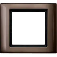 Merten Rahmen 1fach, dunkelbrasil 400115