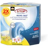 Pattex AERO 360° Wildblumenwiese Tabs Nachfüllpack, reduzieren Feuchtigkeit und schlechte Gerüche, Nachfülltabs für Luftentfeuchter Tab Duftnote Meadow, 2 x 450 g