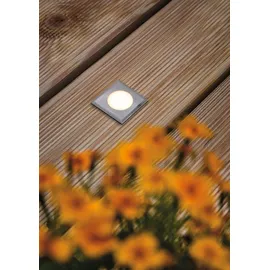 Paulmann Bodeneinbauleuchte LED Edelstahl 50x50mm 2W 60lm IP67 silber