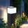 Nowa Außenleuchte Standlampe Außen Stehlampe anthrazit Wegeleuchte Aluminium Glas, 1x E27 Fassung, LxBxH 14x12x40 cm