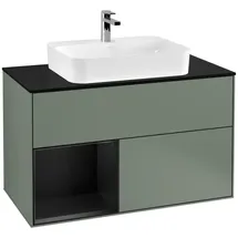 Villeroy & Boch Waschtischunterschrank 100 x 60,3 x 50,1 cm Grün