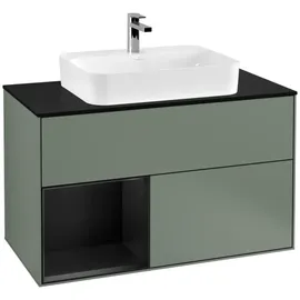 Villeroy & Boch Waschtischunterschrank 100 x 60,3 x 50,1 cm Grün