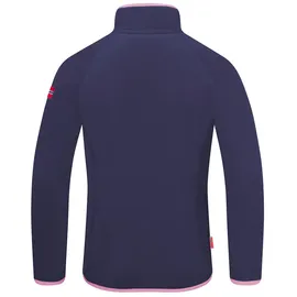 TROLLKIDS Nordland Fleece Mit Halbem Reißverschluss - Violet Blue / Wild Rose - 176 cm