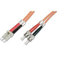 Digitus LWL Duplex Kabel, OM2, 2x LC ST Stecker,