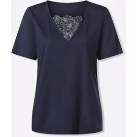 Classic Basics 2-in-1-Shirt Blau 38
