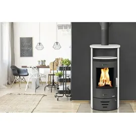 Accente Kaminofen Casablanca 3.0 Keramik 7,5 kW mit Wärmefach