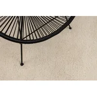rug n' roll Wollteppich Luxus Berber double, strapazierfähig, pflegeleicht, Rechteckig weiß 60 cm x 90 cm