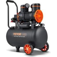Mophorn VEVOR Silent Druckluftkompressor 2800U/min Flüsterkompressor 70dB Ölfreier Kompressor